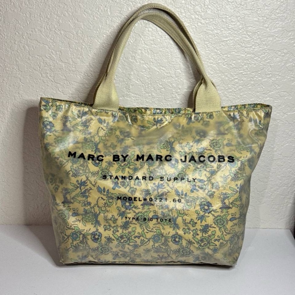 Marc By Marc Jacobs Standard Supply Flowers Print PVC Big Tote Bag
